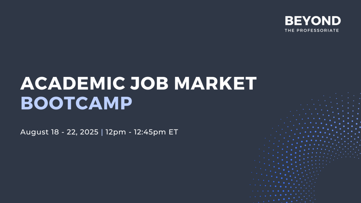 Academic-Job-Market-Bootcamp