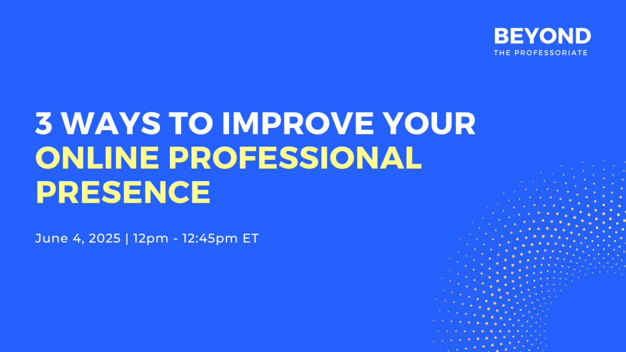 Improve your Online Professional Presence