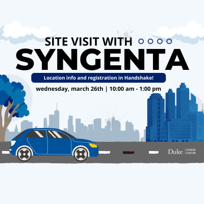 Site Visit with Syngenta, March 26