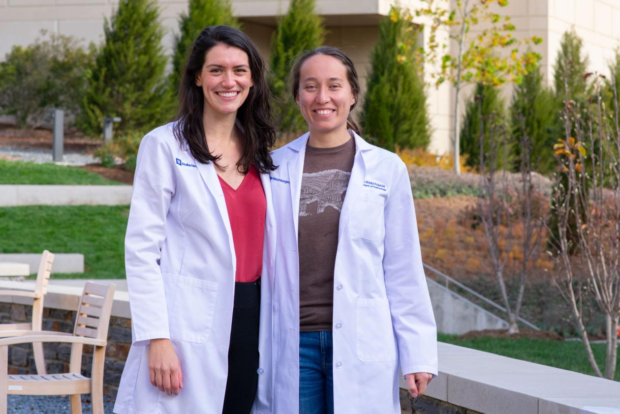 Selena Lorrey (left) and Jessica Waibl Polania