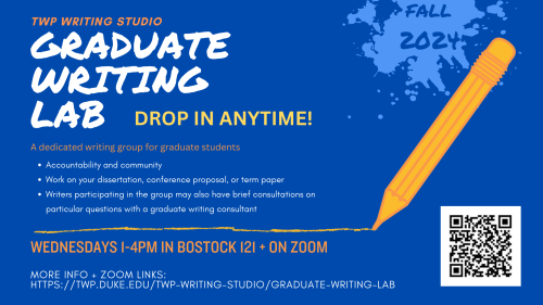 Graduate Writing Lab - Bostock 121