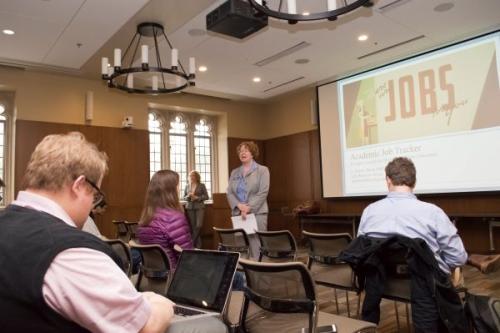 Melissa Bostrom leads a workshop
