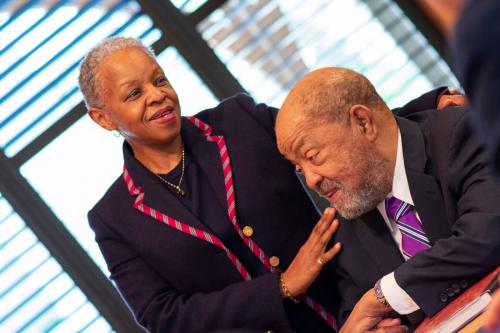 Jacqueline Looney and Julius Scott