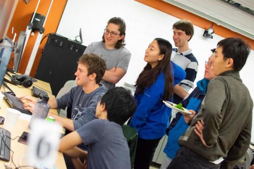 Some of Duke's Global Game Jam participants